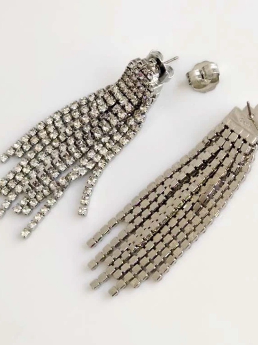 Clare V Layered Stone Statement Earrings - Clear Original: $95 - Picture 6 of 11